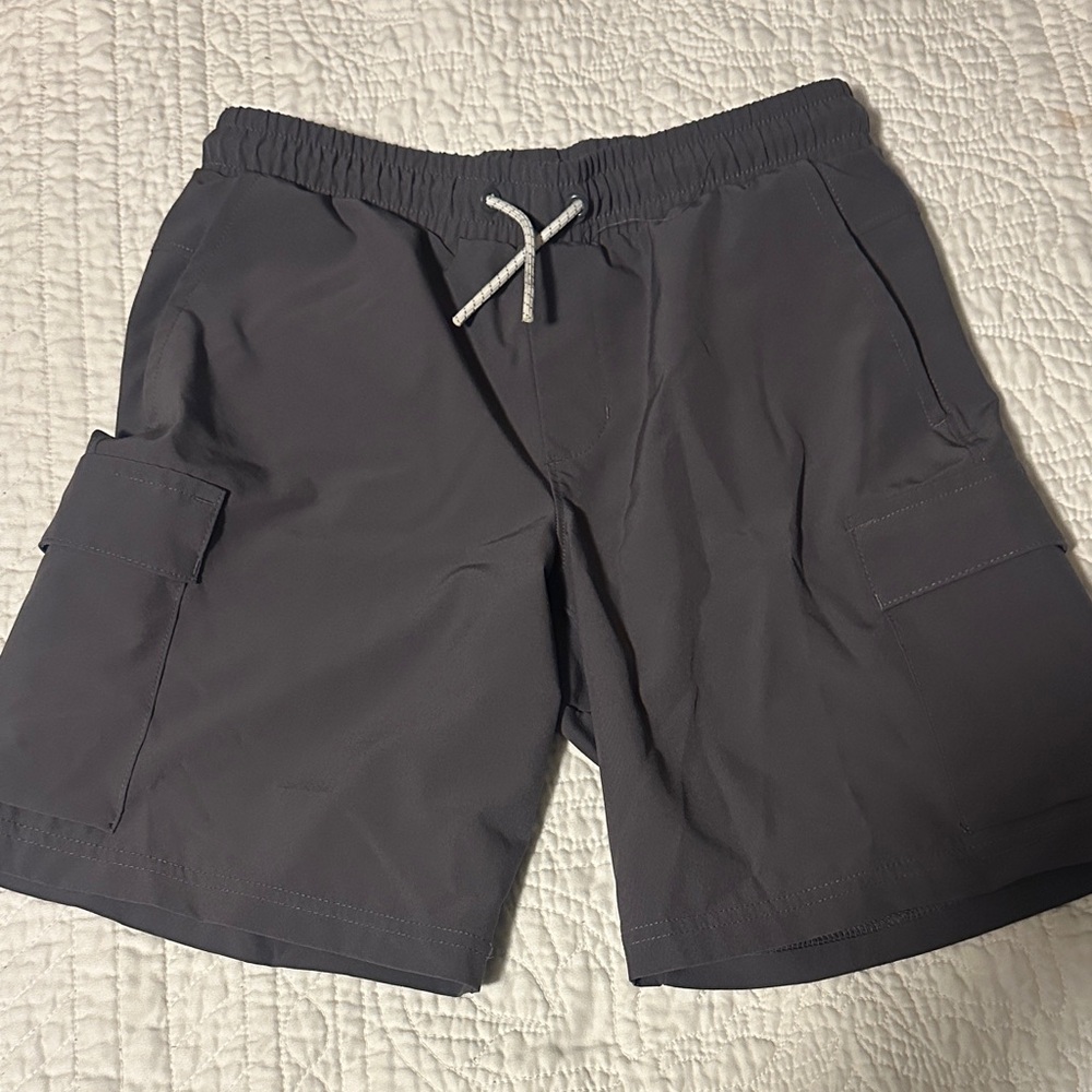 All in Motion Dark Gray Kids Cargo Shorts